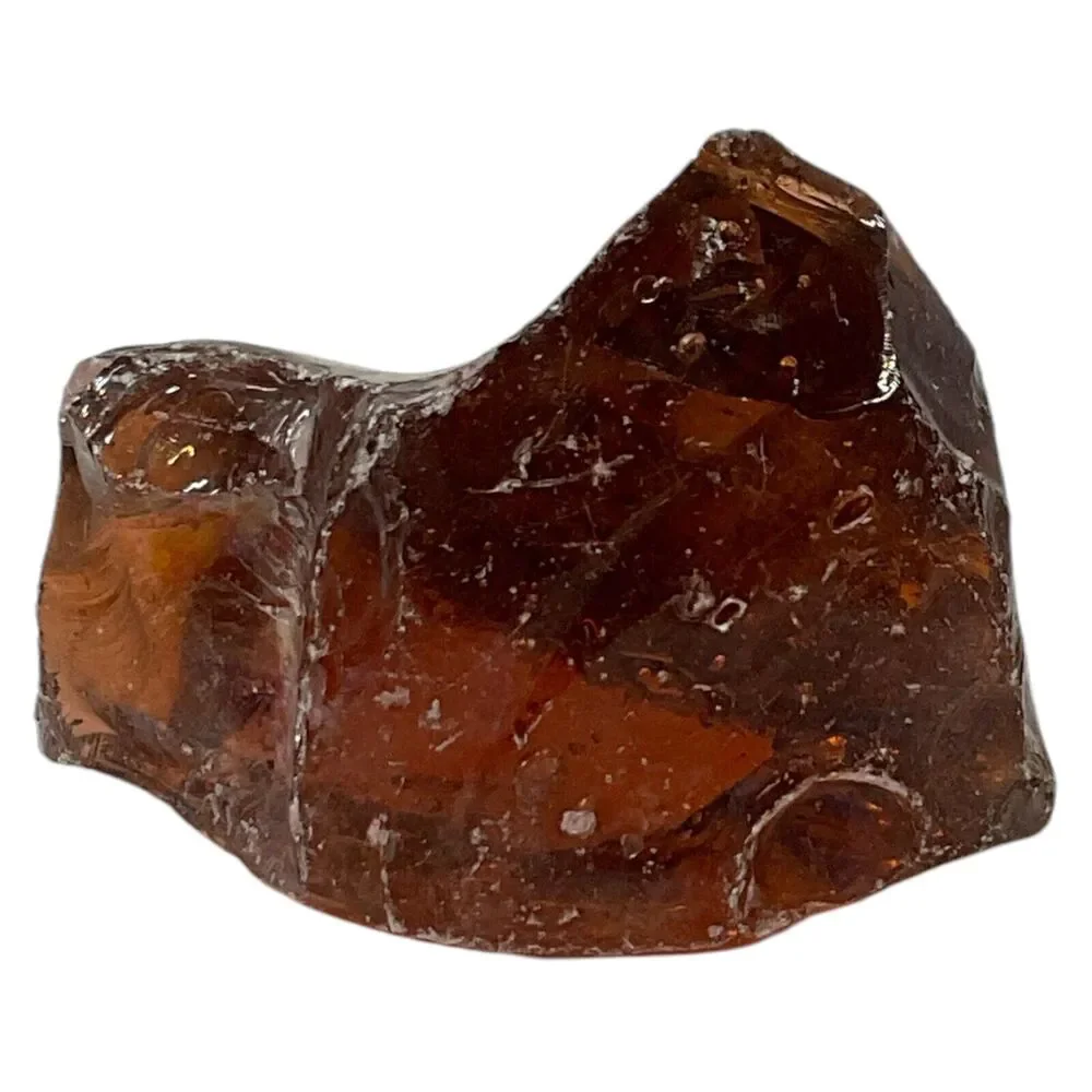 Amber Translucent Art‎ Glass Cullet Slag Glass #5XL1